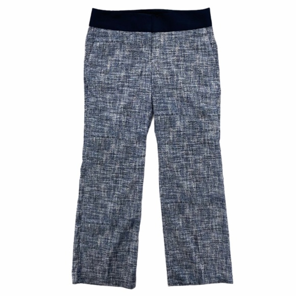 Ann Taylor Lightweight Cross Speckle Wide Leg Pant